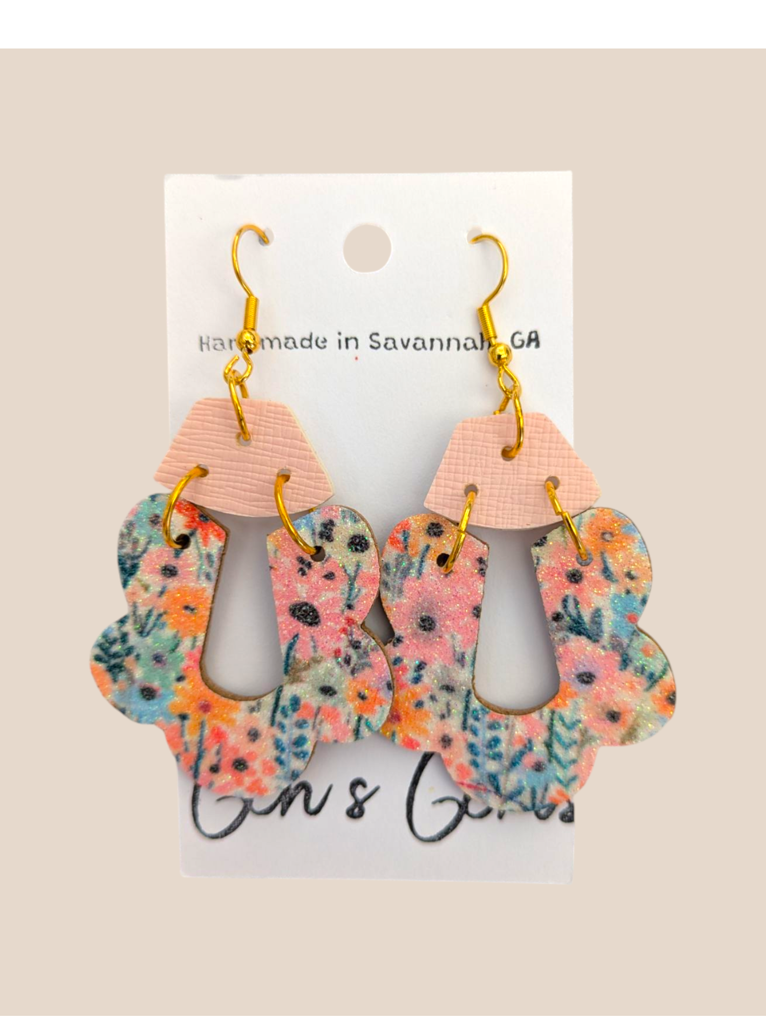 Floral Dangle Earrings