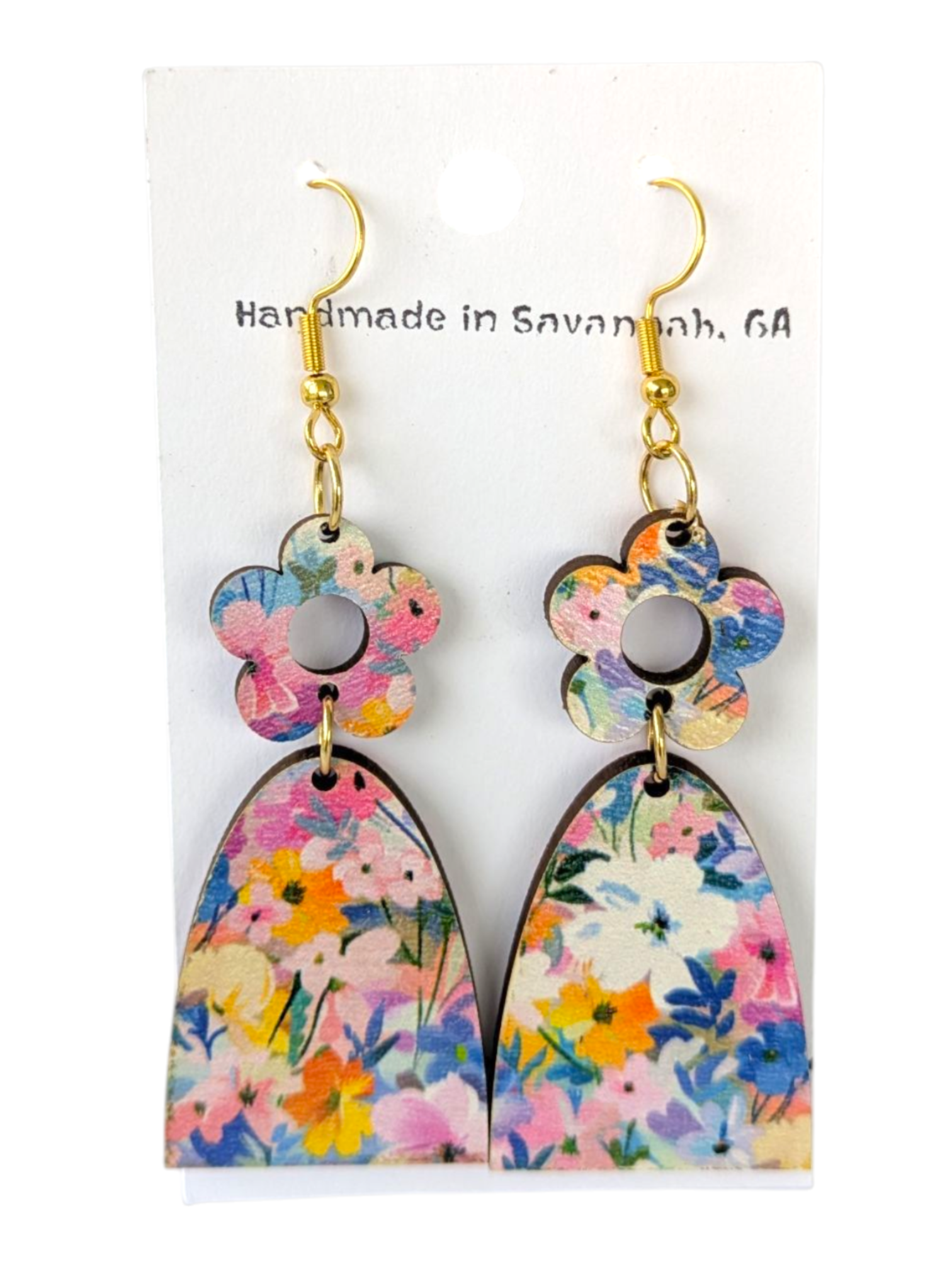 Boho Floral Dangles